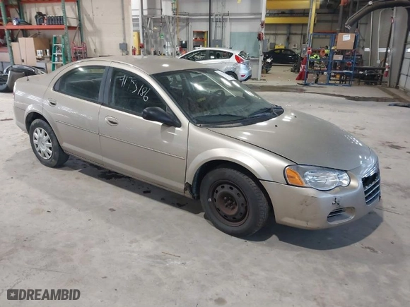 2004 Chrysler Sebring LX with VIN 1C3EL46RX4N171054, listed as a IAAI auction lot 41755186 with NaN miles. Bid and sale history available at carsss.com. Image 1.