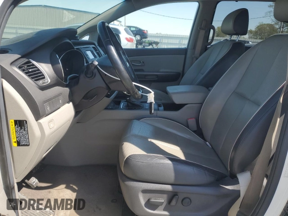 2017 Kia Sedona LX with VIN KNDMB5C14H6237144, listed as a Copart auction lot 51140465 with 128,356 mi miles and Salvage Title. Bid and sale history available at carsss.com. Image 7.