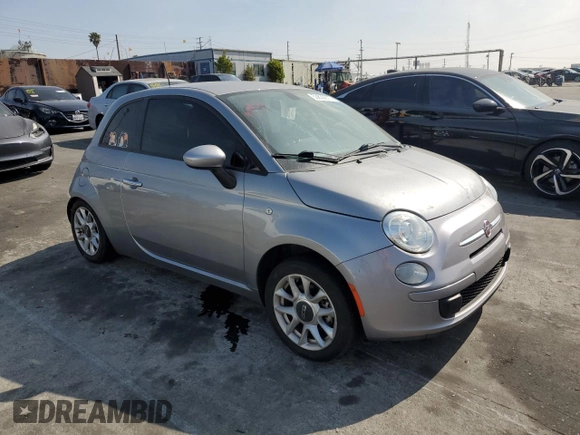 2017 FIAT 500 Pop with VIN 3C3CFFKR6HT618873, listed as a Copart auction lot 53839615 with 59,932 mi miles and Salvage Title. Bid and sale history available at carsss.com. Image 4.