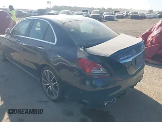 2020 Mercedes-Benz C 43 AMG with VIN W1KWF6EB9LR600429, listed as a IAAI auction lot 38855677 with Not Provided miles and . Bid and sale history available at carsss.com. Image 3.