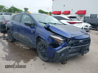 2024 Subaru Crosstrek Wilderness с VIN 4S4GUHU66R3763485, выставлен на аукционе IAAI как лот 41912311 с пробегом 11 303 миль миль и . История ставок и продаж доступна на DreamBid. Изображение 1.