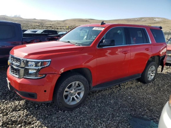 2019 Chevrolet Tahoe Commercial with VIN 1GNSKFEC8KR178995, listed as a Copart auction lot 49796405 with 62,496 mi miles and Salvage Title. Bid and sale history available at carsss.com. Image 1.