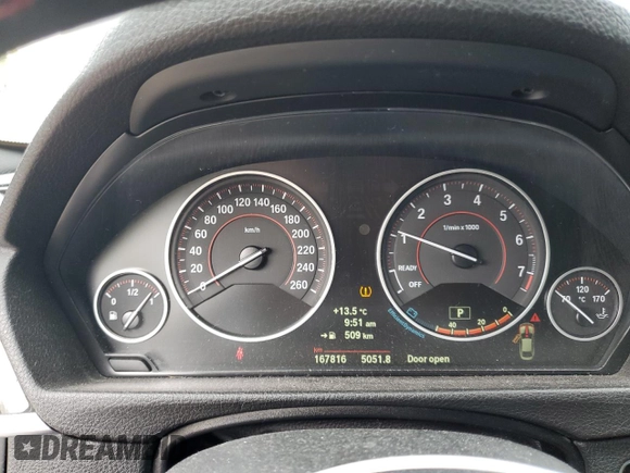 2015 BMW 4 Series 428i xDrive with VIN WBA4A7C5XFD413329, listed as a Copart auction lot 56034905 with 167,816 mi miles and Clean title. Bid and sale history available at DreamBid. Image 9.