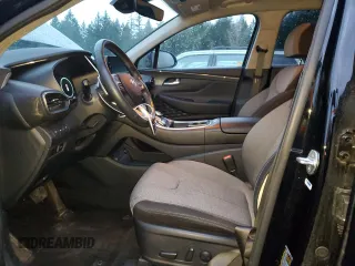 2022 Hyundai Santa Fe Hybrid Blue with VIN KM8S2DA11NU057188, listed as a Copart auction lot 80759324 with 37,348 mi miles and Salvage Title. Bid and sale history available at carsss.com. Image 7.