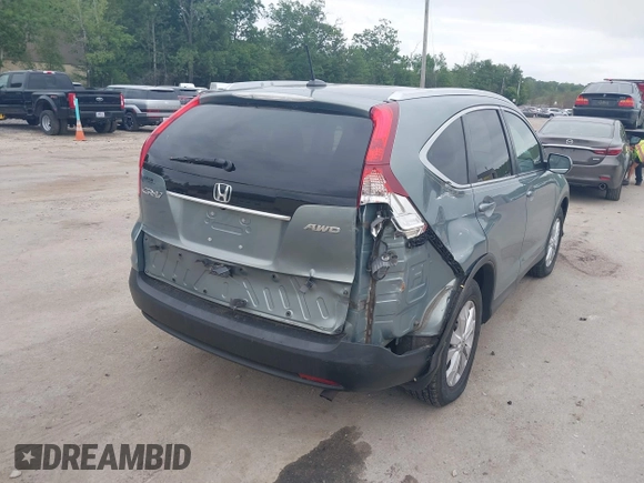 2012 Honda CR-V EX-L z VIN 2HKRM4H76CH600808, wystawiony jako IAAI lot #42528144 z przebiegiem 137 083 mil mil oraz . Historia ofert i sprzedaży dostępna na DreamBid. Obrazek 4.
