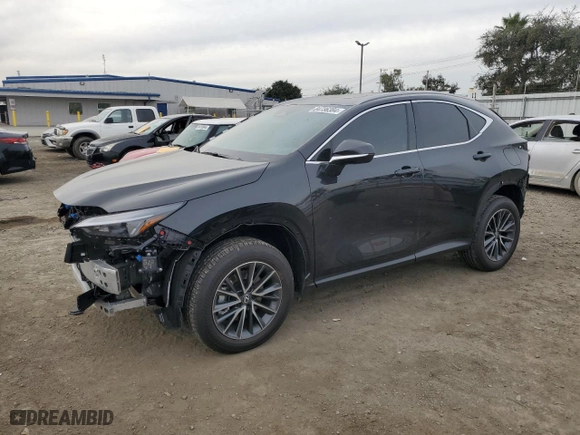 2025 Lexus NX with VIN 2T2GKCEZ8SC036069, listed as a Copart auction lot 84736384 with 3,406 mi miles and Salvage Title. Bid and sale history available at carsss.com. Image 1.