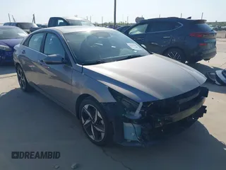 2022 Hyundai Elantra SEL z VIN KMHLN4AG5NU357557, wystawiony jako IAAI lot #41989654 z przebiegiem 56 010 mil mil oraz . Historia ofert i sprzedaży dostępna na DreamBid. Obrazek 1.