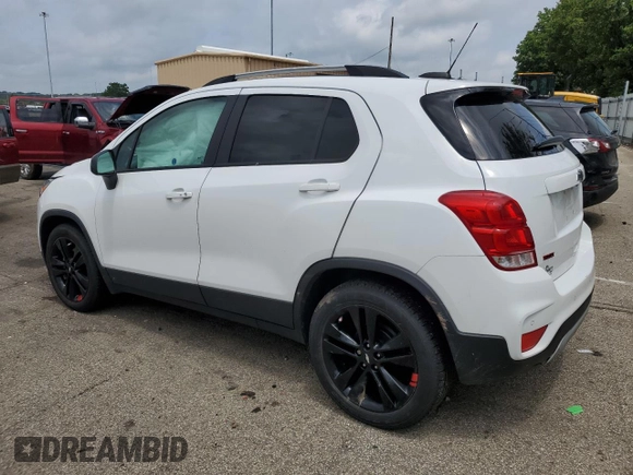 2021 Chevrolet Trax LT with VIN KL7CJLSB6MB318318, listed as a Copart auction lot 61654885 with 75,854 mi miles and Salvage title. Bid and sale history available at DreamBid. Image 2.