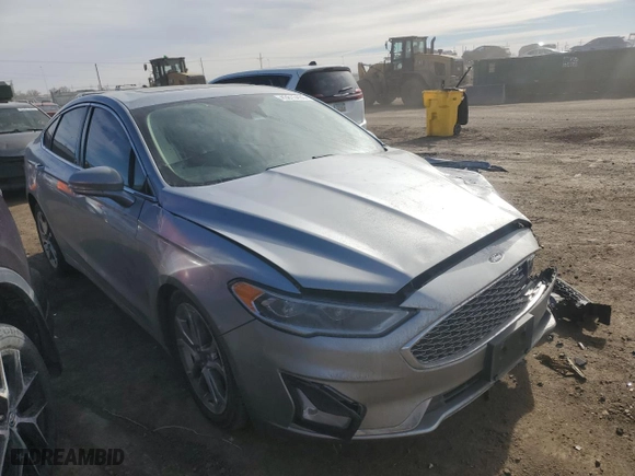 2020 Ford Fusion Hybrid Titanium with VIN 3FA6P0RUXLR203967, listed as a Copart auction lot 43813435 with 91,685 mi miles and Salvage Title. Bid and sale history available at carsss.com. Image 4.