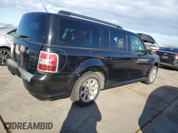 2012 Ford Flex SE with VIN 2FMGK5BCXCBD20972, listed as a Copart auction lot 45088295 with 103,500 mi miles and Salvage Title. Bid and sale history available at carsss.com. Image 3.