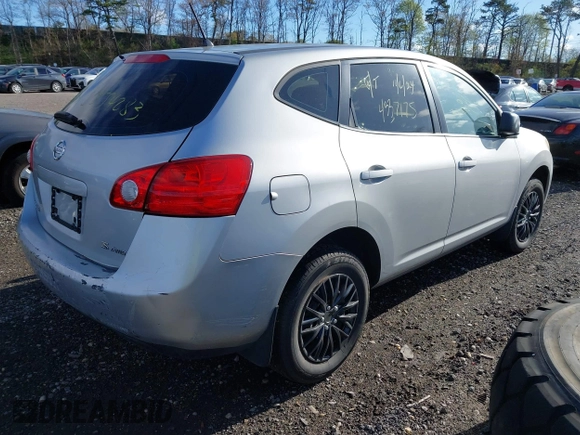 2009 Nissan Rogue SL with VIN JN8AS58V99W445704, listed as a IAAI auction lot 42141961 with Not Provided miles. Bid and sale history available at carsss.com. Image 4.