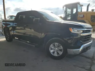 2023 Chevrolet Silverado 1500 LT with VIN 1GCPACEK0PZ232966, listed as a Copart auction lot 47389485 with Not Provided miles and Salvage Title. Bid and sale history available at DreamBid. Image 4.