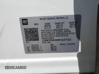 2023 Chevrolet Traverse LT Cloth with VIN 1GNERGKW9PJ127721, listed as a Copart auction lot 54885765 with 40,009 mi miles and Clean title. Bid and sale history available at DreamBid. Image 13.