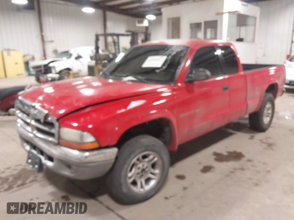 2001 Dodge Dakota Sport with VIN 1B7GG22N81S348763, listed as a IAAI auction lot 41566847 with 290,298 mi miles and . Bid and sale history available at carsss.com. Image 2.