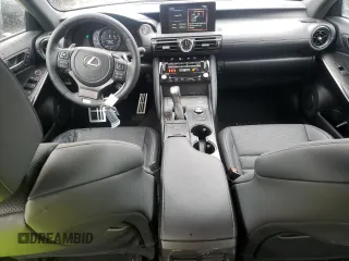 2024 Lexus IS 350 F Sport with VIN JTHGZ1E20R5037472, listed as a Copart auction lot 43313995 with 4,094 mi miles and Salvage title. Bid and sale history available at DreamBid. Image 8.