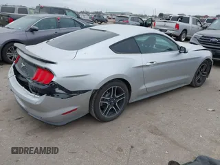 2019 Ford Mustang EcoBoost with VIN 1FA6P8TH8K5172035, listed as a IAAI auction lot 41527251 with 93,549 mi miles and . Bid and sale history available at carsss.com. Image 4.