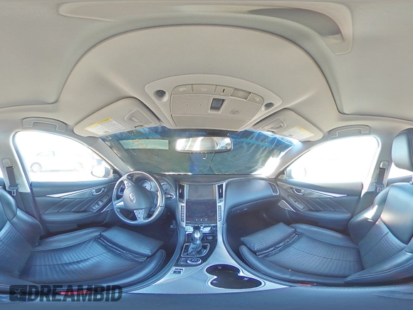 2017 Infiniti Q50 Premium with VIN JN1EV7APXHM736981, listed as a Copart auction lot 42047335 with 55,844 mi miles and Salvage Title. Bid and sale history available at carsss.com. Image 14.