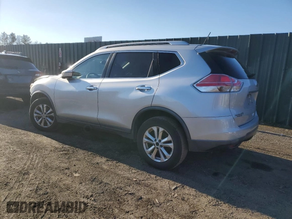 2016 Nissan Rogue SV with VIN KNMAT2MV3GP696657, listed as a Copart auction lot 43572145 with 120,728 mi miles and Salvage Title. Bid and sale history available at carsss.com. Image 2.