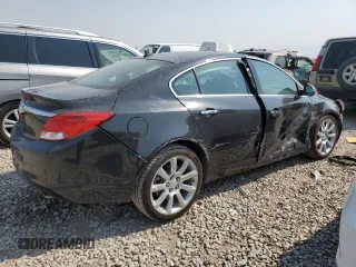 2012 Buick Regal Turbo Premium 3 with VIN 2G4GU5GV1C9134376, listed as a Copart auction lot 65253524 with 52,228 mi miles and Salvage title. Bid and sale history available at DreamBid. Image 3.