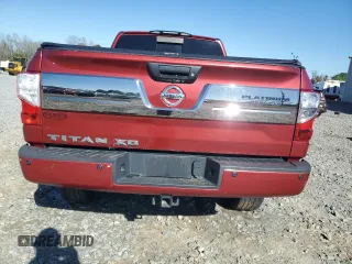 2016 Nissan Titan Platinum Reserve с VIN 1N6BA1F21GN502062, выставлен на аукционе Copart как лот 50461405 с пробегом 95 018 миль миль и Списание • Salvage title. История ставок и продаж доступна на DreamBid. Изображение 6.
