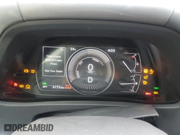2024 Lexus UX with VIN JTHX6JBH9R2166376, listed as a Copart auction lot 85294644 with 6,173 mi miles and Salvage Title. Bid and sale history available at carsss.com. Image 9.
