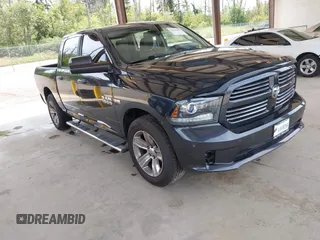 2015 Ram 1500 Sport with VIN 1C6RR7MT1FS508640, listed as a IAAI auction lot 42565679 with 93,810 mi miles and . Bid and sale history available at DreamBid. Image 1.