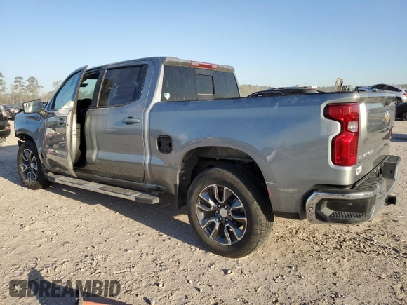 2024 Chevrolet Silverado 1500 LT with VIN 2GCPACEDXR1135786, listed as a Copart auction lot 49002265 with 25,606 mi miles and Salvage Title. Bid and sale history available at DreamBid. Image 2.