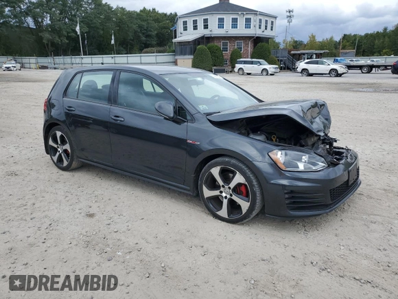 2017 Volkswagen Golf GTI S with VIN 3VW5T7AU5HM056691, listed as a Copart auction lot 72907664 with 118,290 mi miles and Salvage Title. Bid and sale history available at carsss.com. Image 4.