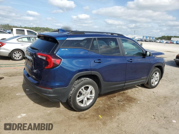 2022 GMC Terrain SLE with VIN 3GKALTEVXNL285189, listed as a Copart auction lot 54359335 with 55,682 mi miles and Non repairable. Bid and sale history available at DreamBid. Image 3.