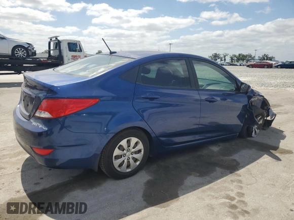 2015 Hyundai Accent GLS with VIN KMHCT4AE7FU935471, listed as a Copart auction lot 55411435 with 87,243 mi miles and Salvage Title. Bid and sale history available at DreamBid. Image 3.