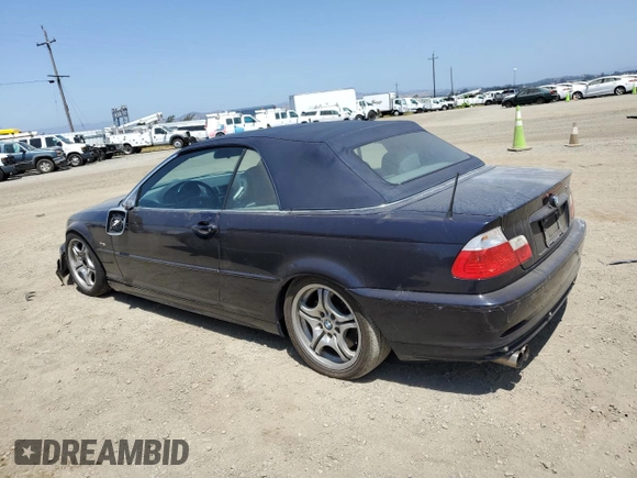2001 BMW 3 Series 330Ci z VIN WBABS53491JU87738, wystawiony jako Copart lot #59233045 z przebiegiem 134 675 mil mil oraz Szkoda całkowita • Salvage title. Historia ofert i sprzedaży dostępna na DreamBid. Obrazek 2.