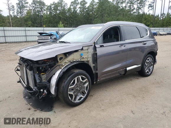 2022 Hyundai Santa Fe Hybrid SEL Premium with VIN KM8S3DA14NU053424, listed as a Copart auction lot 71066904 with 50,458 mi miles and Salvage Title. Bid and sale history available at carsss.com. Image 1.