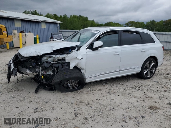 2023 Audi Q7 Premium Plus with VIN WA1LXBF72PD008932, listed as a Copart auction lot 57758555 with Not provided miles and Salvage title. Bid and sale history available at DreamBid. Image 1.