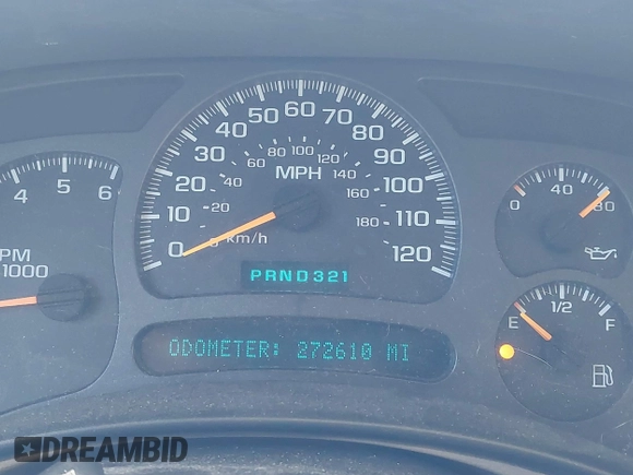 2003 Chevrolet Suburban LS with VIN 3GNEC16T83G127736, listed as a IAAI auction lot 41908096 with 272,610 mi miles. Bid and sale history available at carsss.com. Image 7.