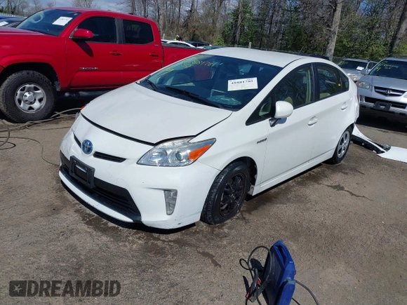 2014 Toyota Prius Four with VIN JTDKN3DU8E0378227, listed as a IAAI auction lot 41881781 with 246,050 mi miles. Bid and sale history available at carsss.com. Image 18.