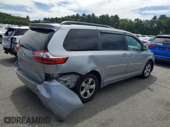 2016 Toyota Sienna LE AAS with VIN 5TDKK3DC6GS765794, listed as a Copart auction lot 62450375 with 90,670 mi miles and Salvage title. Bid and sale history available at DreamBid. Image 3.
