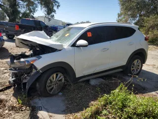 2017 Hyundai Tucson SE Plus with VIN KM8J33A48HU502608, listed as a Copart auction lot 76096244 with 0 mi miles and Salvage Title. Bid and sale history available at carsss.com. Image 1.