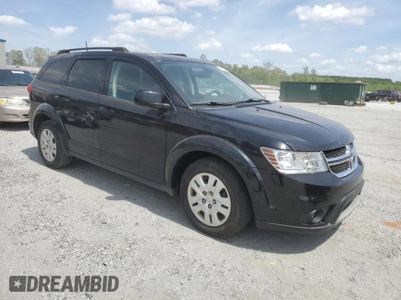 2019 Dodge Journey SE with VIN 3C4PDCBB1KT779370, listed as a Copart auction lot 53846695 with 63,623 mi miles and Salvage Title. Bid and sale history available at DreamBid. Image 4.