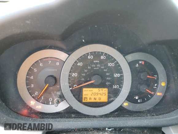 2007 Toyota RAV4 with VIN JTMBD33V476042541, listed as a Copart auction lot 50938955 with 209,425 mi miles and Salvage Title. Bid and sale history available at carsss.com. Image 9.