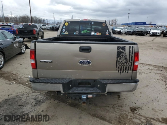 2005 Ford F-150 XLT with VIN 1FTPX14545NA99390, listed as a Copart auction lot 53466135 with 157,949 mi miles and Clean Title. Bid and sale history available at carsss.com. Image 6.