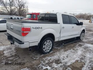 2013 Ford F-150 XL with VIN 1FTFW1ET1DFD50855, listed as a IAAI auction lot 41401837 with 196,003 mi miles. Bid and sale history available at carsss.com. Image 4.