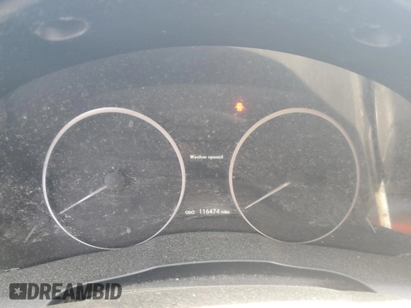 2015 Lexus ES 330 with VIN JTHBK1GG1F2158421, listed as a Copart auction lot 60291825 with 116,474 mi miles and Salvage title. Bid and sale history available at DreamBid. Image 9.