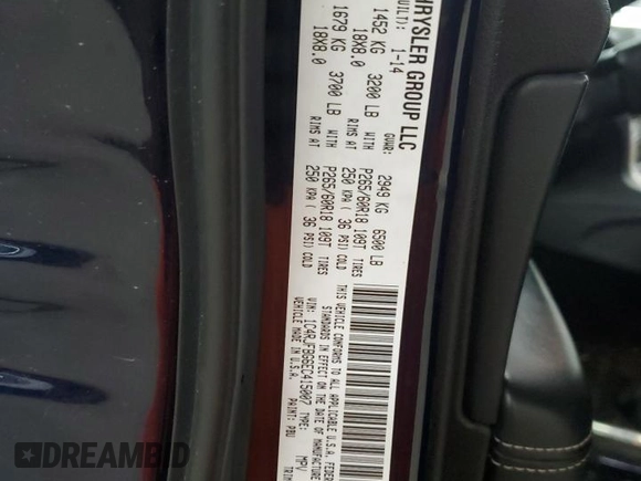2014 Jeep Grand Cherokee Limited z VIN 1C4RJFBG6EC415007, wystawiony jako Copart lot #52321245 z przebiegiem 102 168 mil mil oraz Szkoda całkowita • Salvage title. Historia ofert i sprzedaży dostępna na DreamBid. Obrazek 15.