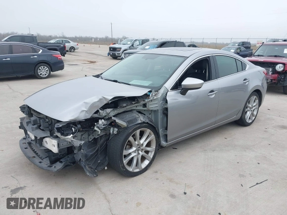 2015 Mazda 6 i Touring with VIN JM1GJ1V56F1209476, listed as a IAAI auction lot 41644215 with 112,255 mi miles. Bid and sale history available at carsss.com. Image 17.