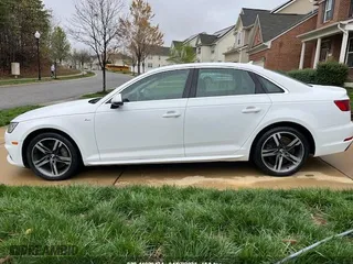 2017 Audi A4 Premium Plus with VIN WAUENAF49HN010111, listed as a IAAI auction lot 41989424 with 86,530 mi miles. Bid and sale history available at carsss.com. Image 3.