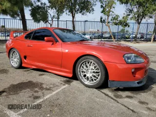 1995 Toyota Supra с VIN JZA800030605, выставлен на аукционе Copart как лот 82335644 с пробегом 154 190 миль миль и Списание • Salvage title. История ставок и продаж доступна на DreamBid. Изображение 4.