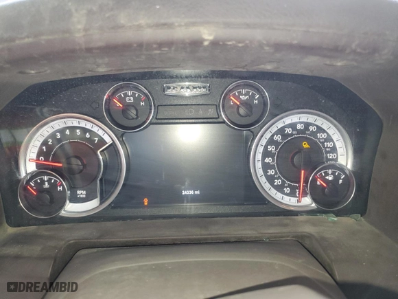 2018 Ram 1500 Big Horn with VIN 1C6RR7LG8JS104473, listed as a Copart auction lot 51190665 with 24,336 mi miles and Clean Title. Bid and sale history available at carsss.com. Image 9.