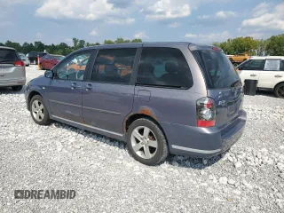 2006 Mazda MPV ES with VIN JM3LW28J360563841, listed as a Copart auction lot 68528504 with 141,235 mi miles and Salvage Title. Bid and sale history available at carsss.com. Image 2.