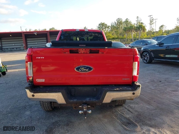 2017 Ford Super Duty F-250 SRW Lariat with VIN 1FT7W2BT5HEB83586, listed as a IAAI auction lot 41902027 with 20,479 mi miles. Bid and sale history available at carsss.com. Image 16.
