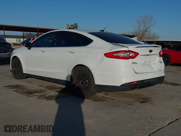 2016 Ford Fusion S with VIN 3FA6P0G7XGR302551, listed as a IAAI auction lot 41847453 with 99,058 mi miles. Bid and sale history available at carsss.com. Image 3.